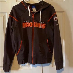 Cleveland browns zip up jacket